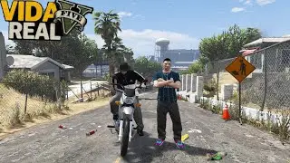 GTA V : VIDA REAL - CONHECI O NOVO MORADOR DO BAIRRO, QUEM E ESSE GORDOLA? EP 10