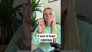 3 ways to lower CORTISOL #shorts