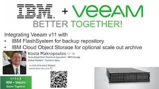 Veeam v11 with IBM FlashSystem and Cloud Object Store (COS)