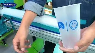 Print Plastic Cup, the full automatic cups screen printing machine