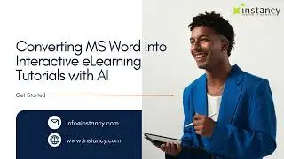 Converting MS Word into Interactive eLearning Tutorials with AI Tutors