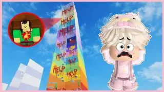 ACIL Menemukan Tower Paling Menyeramkan! Dia Minta Tolong - Roblox