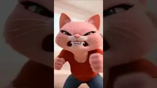 Mom Cat Gets Angry | See what happens next! #cat #catstory #moderncat #kidsstory #shorts