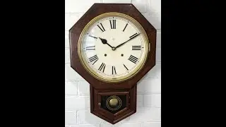 Antique ANSONIA Hammer Coil Chime Wall Clock | Item# 2056 - Adelaide Clocks