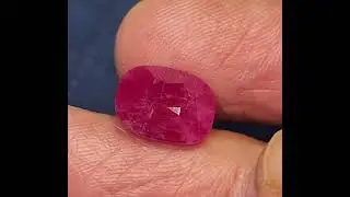 Certified natural Myanmar 🇲🇲 Burma origin Ruby Gemstone 6.65 carat 7.25 Rati Price @Rs8000 per carat