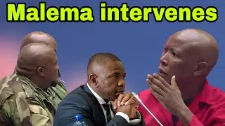 Джулиус Малема вмешивается в то время, как партия МК задает вопрос генералу Мхванази раньше полож...