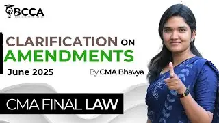 Clarification on Amendments for June 2025 | by CMA Bhavya Ma'am