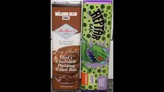 AMC The Walking Dead Carl&rsquo;s Chocolate Pudding Filled Bar & White Chocolate Reptar Bar Review