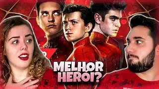 REACT - Rap dos Homens-Aranha - NEM TODO MUNDO NASCE HERÓI | NERD HITS