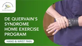 De Quervain's Syndrome Home Exercise Program
