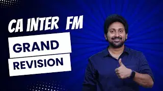 CA INTER FM GRAND REVISION MAY 25  #cainter #castudents #cainterfm   #ksacademy #icai