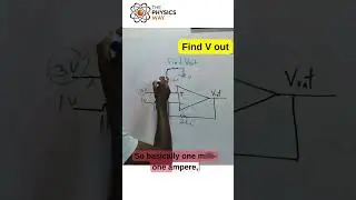 Find the output voltage of the OP Amplifier #explorephysics #opamp #Thephysicsway