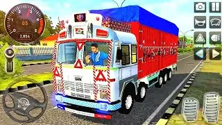 Uphill 🫡 Cargo Heavy Transport Truck 🚚 Simulator Games Video |