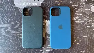 Apple Leather and Silicone Case for iPhone 13