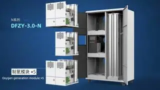Modular Medical Molecular Sieve Oxygen Generation System