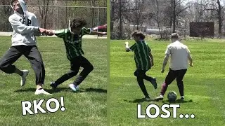 Testing Our Skills &ndash; 2v2 and 1v1 Football With the Boys!