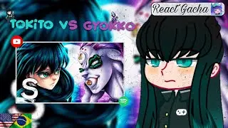🇧🇷🇺🇸 💨🗡Hashiras React To Tokito vs Gyokko (Kimetsu no Yaiba) - Vila dos Ferreiros | Sting💨🗡