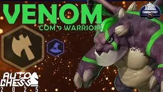 ♟ AUTO CHESS 2025 - 9 WARRIORS + VENOM SOLANDO TODO MUNDO