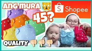 45 PESOS NA CLOTH DIAPER 🙀  Murang Cloth Diaper sa Shoppee | QIANQUNUI REUSABLE DIAPER
