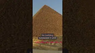 The Great Pyramid Was the Tallest Building for 3,800 Years! 🏗️ #shorts  #facts   #pyramids