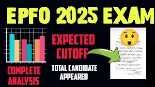 UPSC EPFO EXPECTED CUTOFF ANALYSIS 🔥
