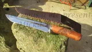Custom knife / Fabrication d'un couteau de chasse