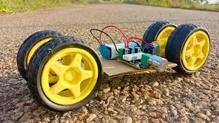DIY Speed Controller DC Motor Car | Amazing Craft Idea
