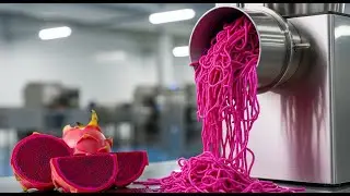 Inside the Dragon Fruit Factory: The Secret Behind Pink-Purple Noodles & Modern Processing