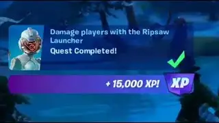 Fortnite - Damage players with the Ripsaw Launcher - Chapter 3 Season 3