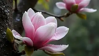 🎶 Magnolia Bloom ASMR | Gentle Nature Ambience for Sleep & Study