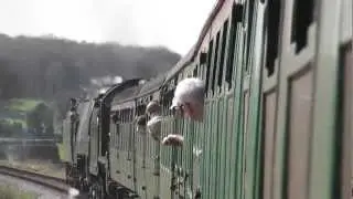 Mid Hants Railway Great Spring Steam Gala 2012 - no.31806 & no.34007 Wadebridge