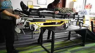 EA-3G Hospital Aluminum Alloy Emergency Rescue Patient Transfer Ambulance Folding Stretcher