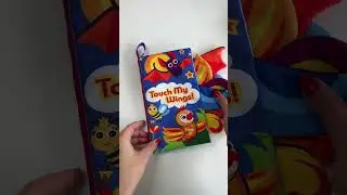 BabyBibi Touch My Wings Soft Crinkle Books for Babies Short #shortsyoutube