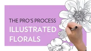 WATCH A PRO DESIGNER DRAW FLOWERS