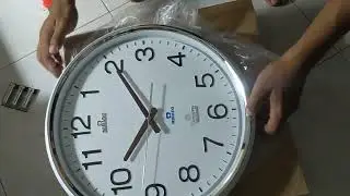 Jam Dinding 40 CM - Unboxing Mirado 8331 Quartz Super silent 40cm