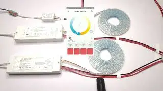 How to operate the app and panel to control the dimming of DMX512 led driver?