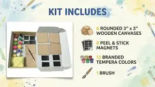 Siddio DIY Fridge magnet kit is out now. Exhibit your art on fridge! Draw, Stick, Display Proudly!