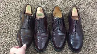 Shell cordovan Florsheim imperial wingtips 93605