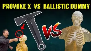The NEW CRKT Provoke X Morphing Axe DESTROYS a Ballistic Dummy (Real Combat Test)