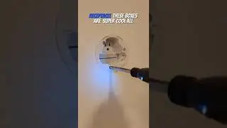 How to hide wires behind wall for a TV. Takes 15 min #shorts