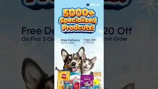 Get ₹120 Off on Pet Supplies! Order treats, toys, or tick medicine in 15 mins on Pikvita!