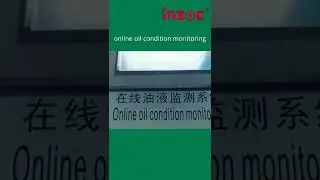 Demo of online oil condition monitoring from INZOC.