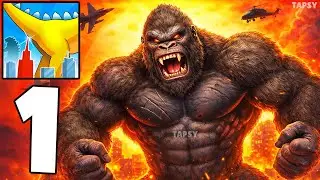 🦖Crazy Kaiju 3D Gameplay Walkthrough Part 1 &ndash; Giant Monster Destruction Begins! (Android,iOS)