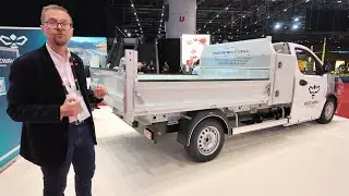 French Cybertruck alternative, Beeway Modular Pickup EV Truck, Transporter, Camper up to 450km range