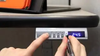 Workrite Ergonomics Sierra/Fundamentals Programmable Control -- Setting Custom Height Limits