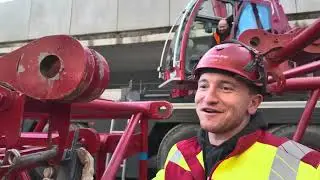 Stuttgart 21 Kranabbau Teil 1
