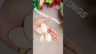 ♻️ Spoonful of Wings 💖 Wooden Spoon Butterfly 🦋 #shotrs #youtubeshorts #art #fyp