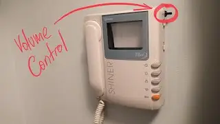 Ringer Volume control for the Golmar Shiner Plus Intercom