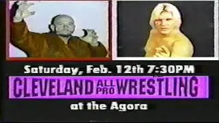 Vintage Cleveland All Pro Wrestling Commercial 2/12/94