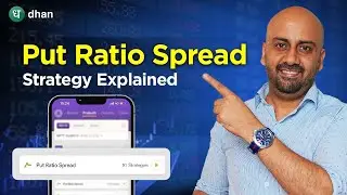 How to use Put Ratio Spread Strategy on Options Trader App | Pre-built Strategies Explained | Dhan